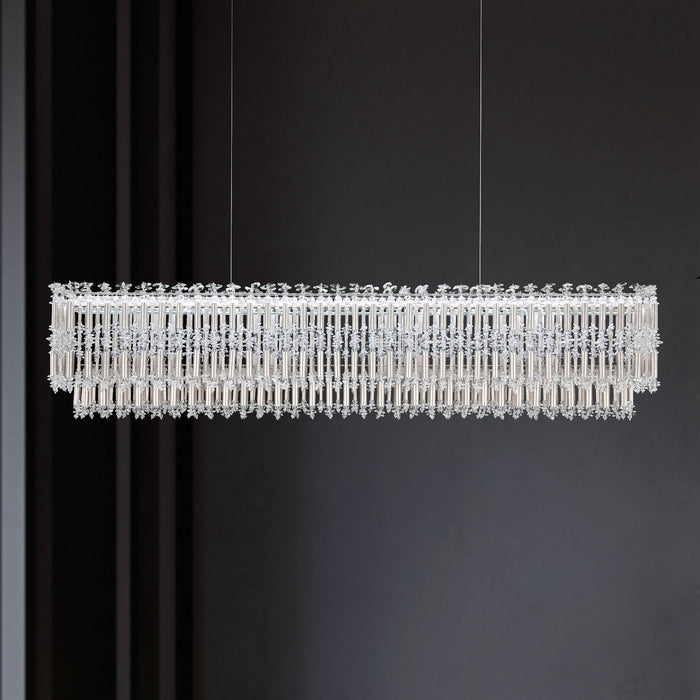Schonbek S8148-51O LED Linear Pendant, Black
