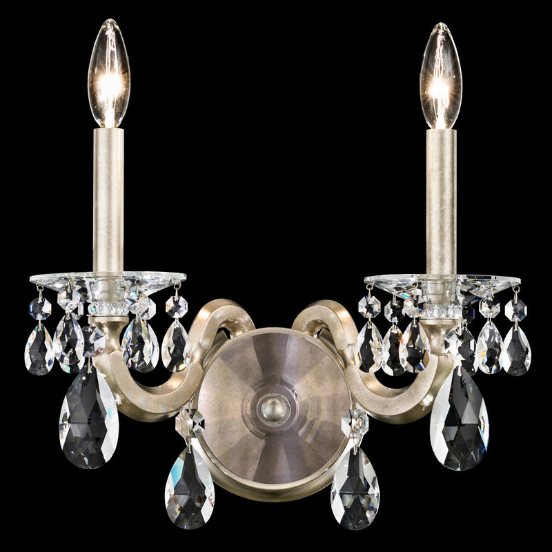 Schonbek S8602N-76R Two Light Chandelier, Heirloom Bronze