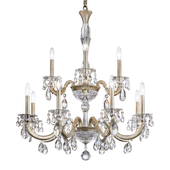 Schonbek S8612N-22R 12 Light Chandelier, Heirloom Gold