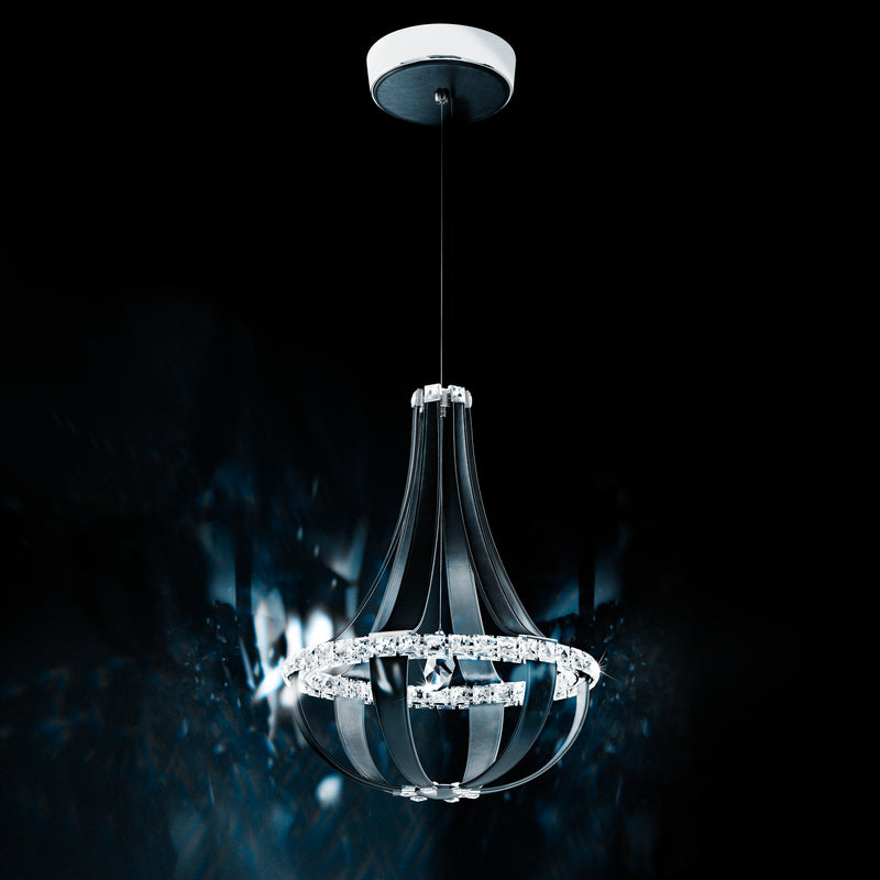 Schonbek SCE110DN-LW1S LED Pendant, White Pass