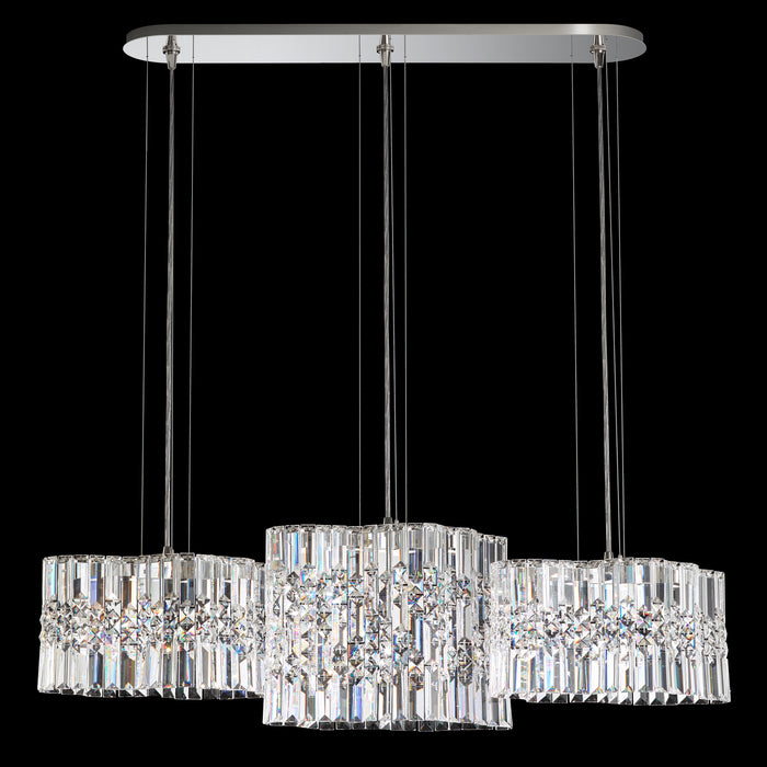 Schonbek SPU140N-SS1O LED Pendant, Stainless Steel