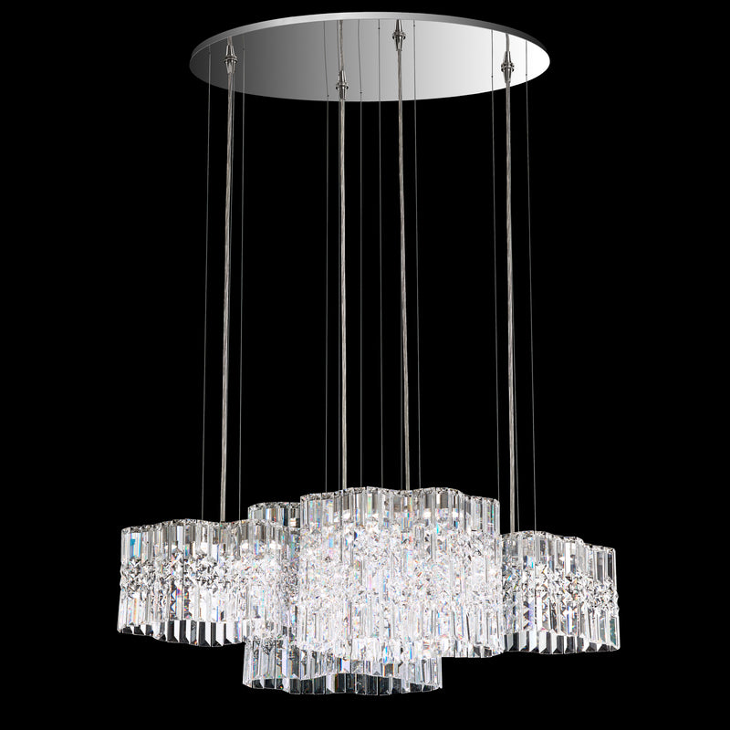 Schonbek SPU160N-SS1O LED Pendant, Stainless Steel