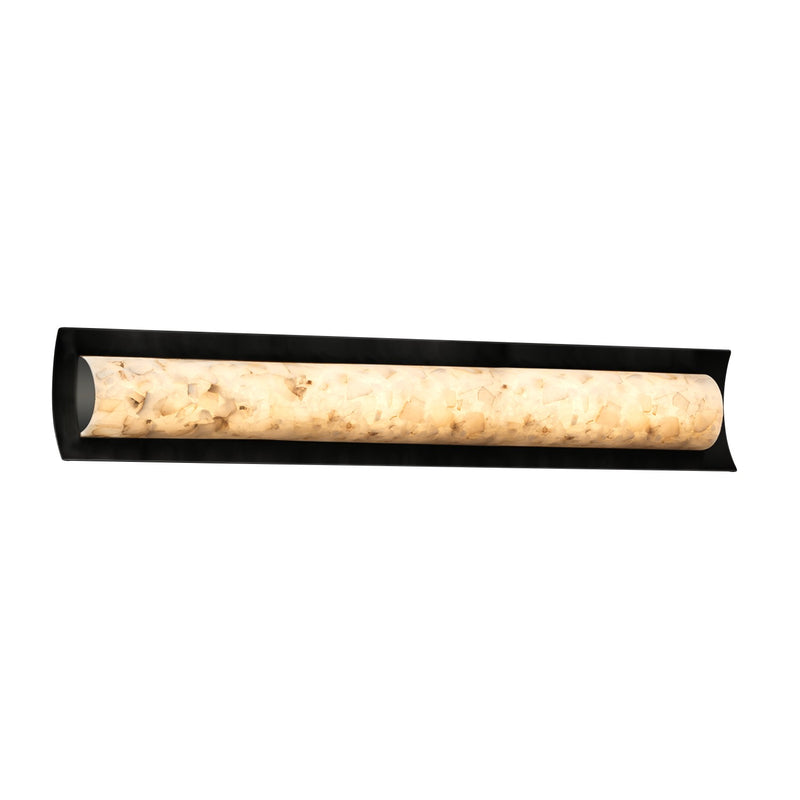 Justice Designs ALR-8635-MBLK LED Linear Bath Bar, Matte Black