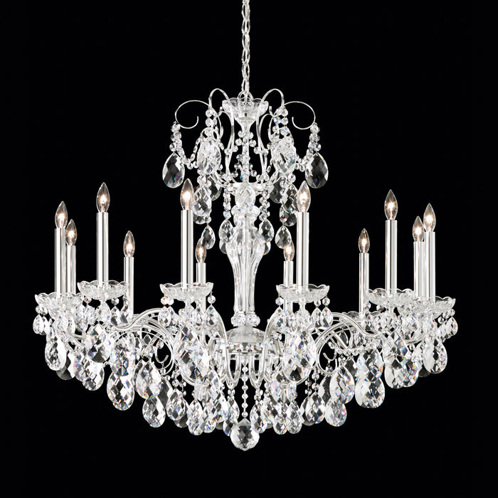 Schonbek ST1849N-76S 12 Light Chandelier, Heirloom Bronze