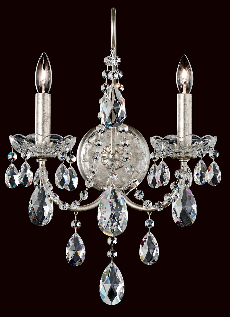 Schonbek ST1939N-26H Two Light Wall Sconce, French Gold