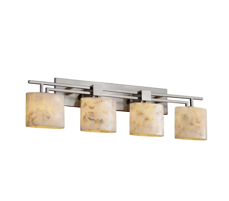 Justice Designs ALR-8704-30-NCKL-LED4-2800 LED Bath Bar, Brushed Nickel
