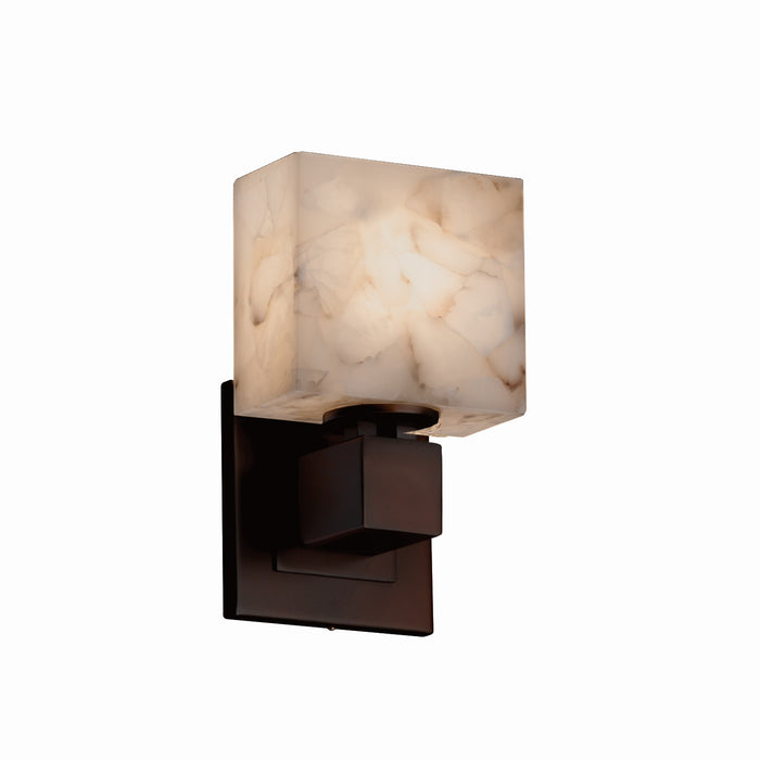 Justice Designs ALR-8707-55-DBRZ One Light Wall Sconce, Dark Bronze