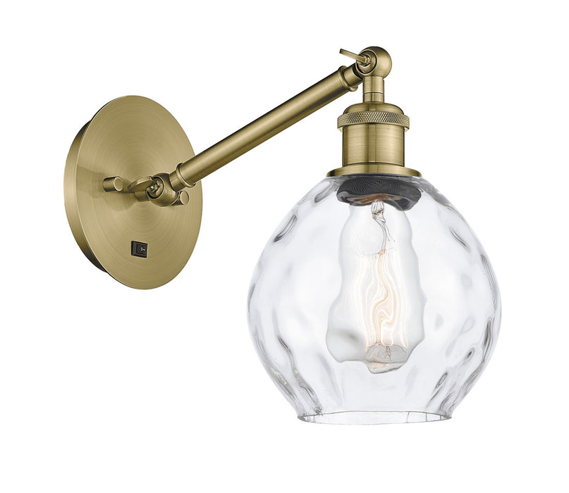 Innovations 317-1W-AB-G362 One Light Wall Sconce, Antique Brass