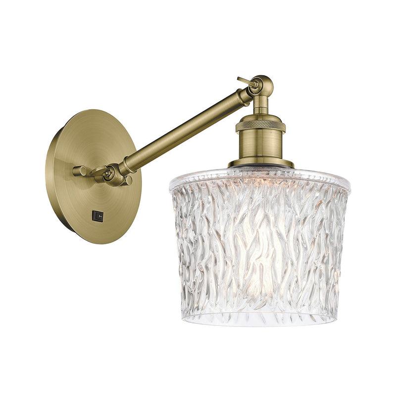 Innovations 317-1W-AB-G402 One Light Wall Sconce, Antique Brass