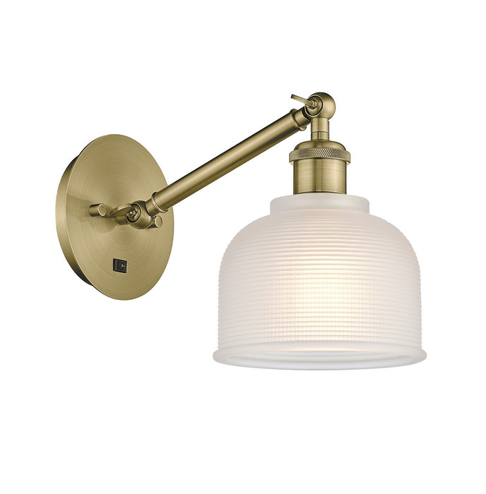 Innovations 317-1W-AB-G411-LED LED Wall Sconce, Antique Brass