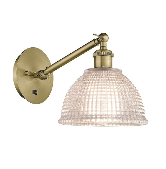 Innovations 317-1W-AB-G422 One Light Wall Sconce, Antique Brass