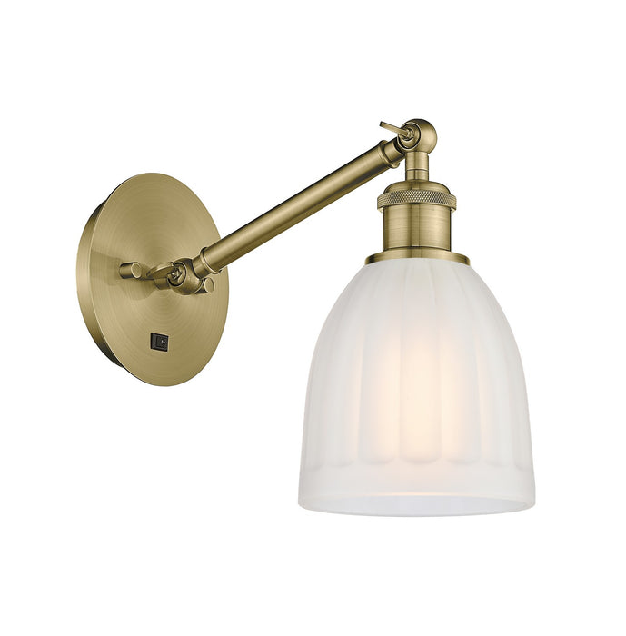 Innovations 317-1W-AB-G441 One Light Wall Sconce, Antique Brass