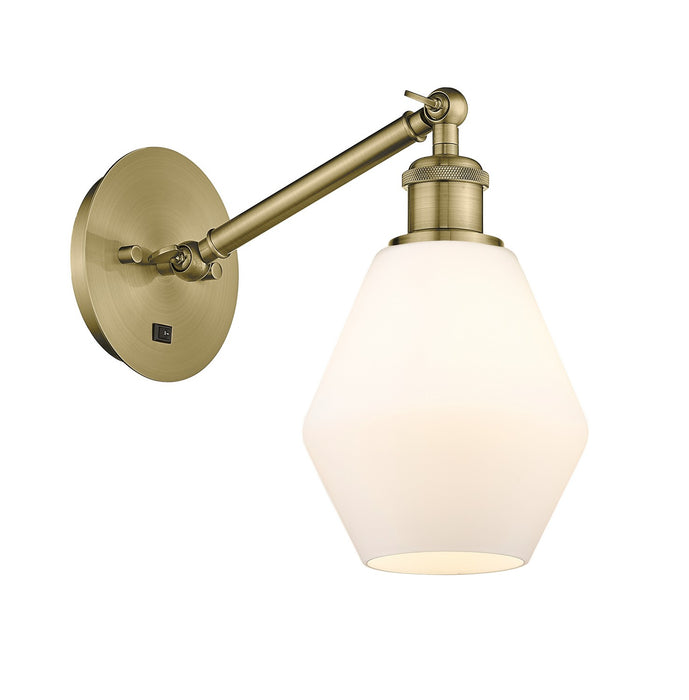 Innovations 317-1W-AB-G651-6 One Light Wall Sconce, Antique Brass