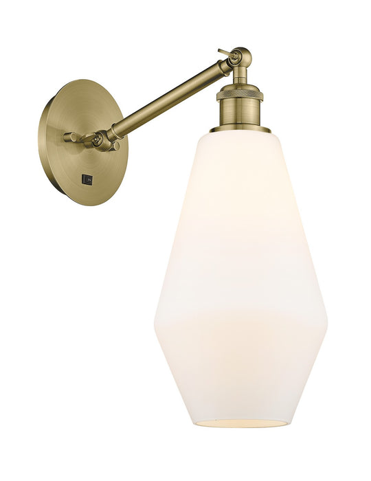 Innovations 317-1W-AB-G651-7-LED LED Wall Sconce, Antique Brass