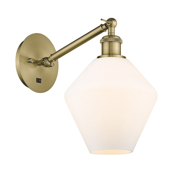 Innovations 317-1W-AB-G651-8-LED LED Wall Sconce, Antique Brass