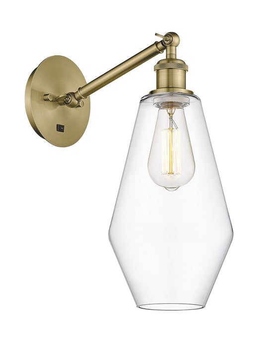 Innovations 317-1W-AB-G652-7 One Light Wall Sconce, Antique Brass