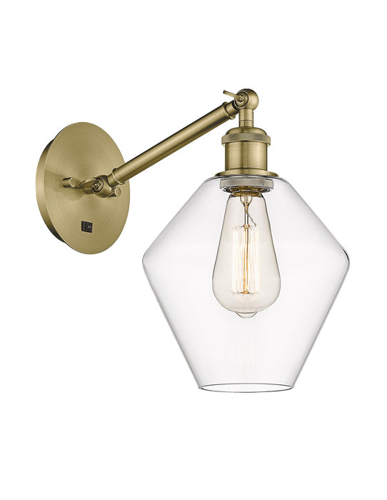 Innovations 317-1W-AB-G652-8 One Light Wall Sconce, Antique Brass