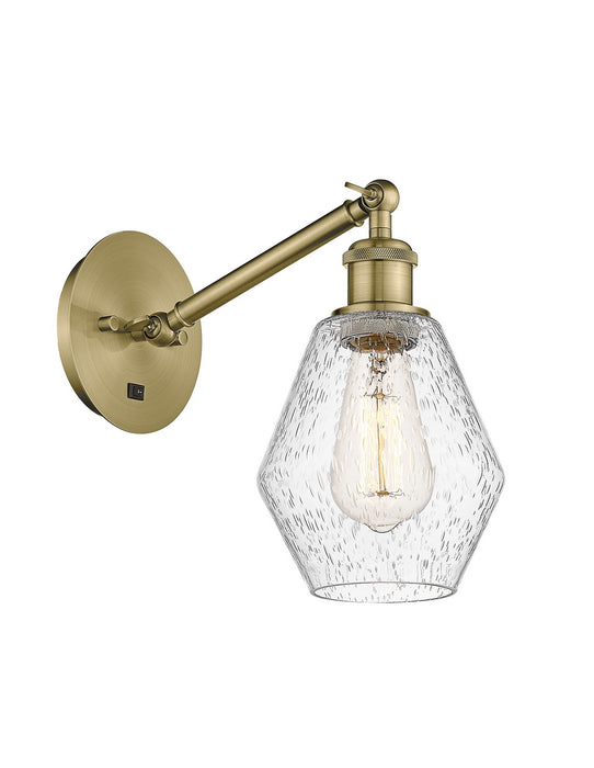 Innovations 317-1W-AB-G654-6 One Light Wall Sconce, Antique Brass