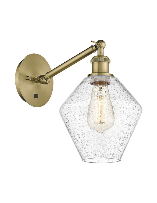 Innovations 317-1W-AB-G654-8-LED LED Wall Sconce, Antique Brass