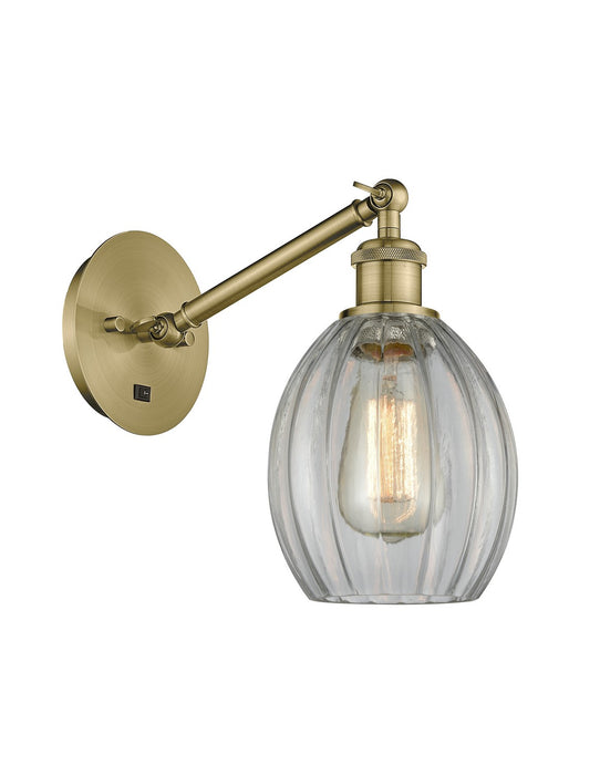 Innovations 317-1W-AB-G82 One Light Wall Sconce, Antique Brass
