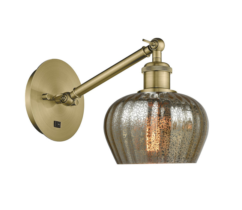 Innovations 317-1W-AB-G96 One Light Wall Sconce, Antique Brass