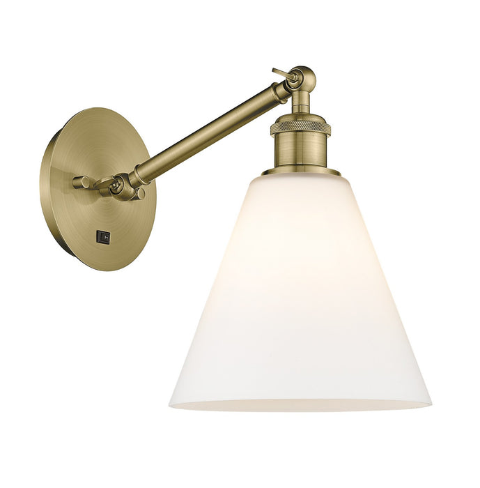 Innovations 317-1W-AB-GBC-81-LED LED Wall Sconce, Antique Brass