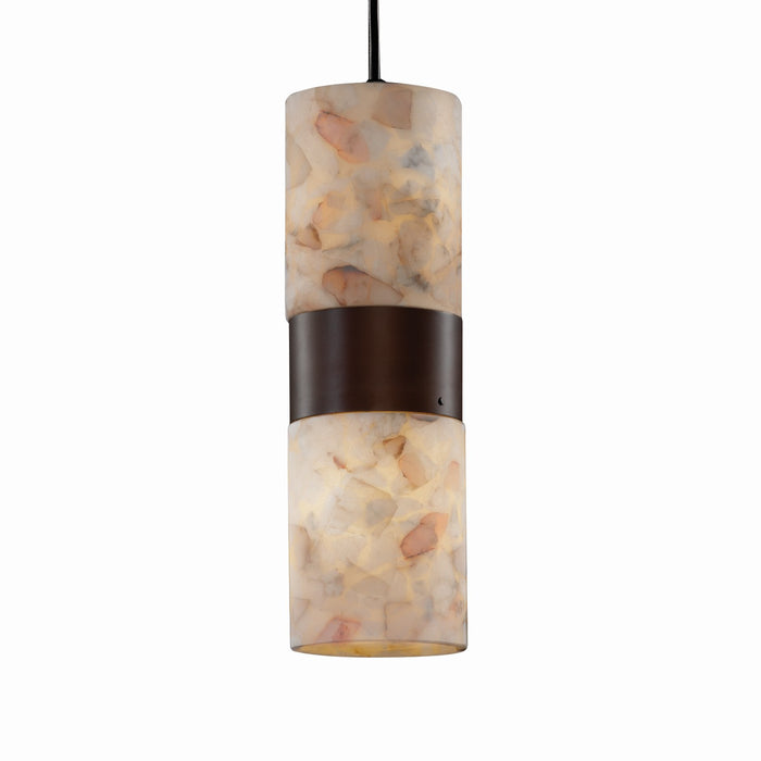 Justice Designs ALR-8758-10-DBRZ-LED2-1400 LED Pendant, Dark Bronze
