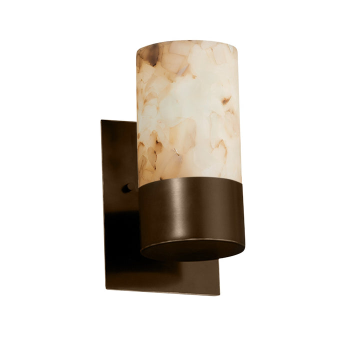 Justice Designs ALR-8761-10-DBRZ One Light Wall Sconce, Dark Bronze