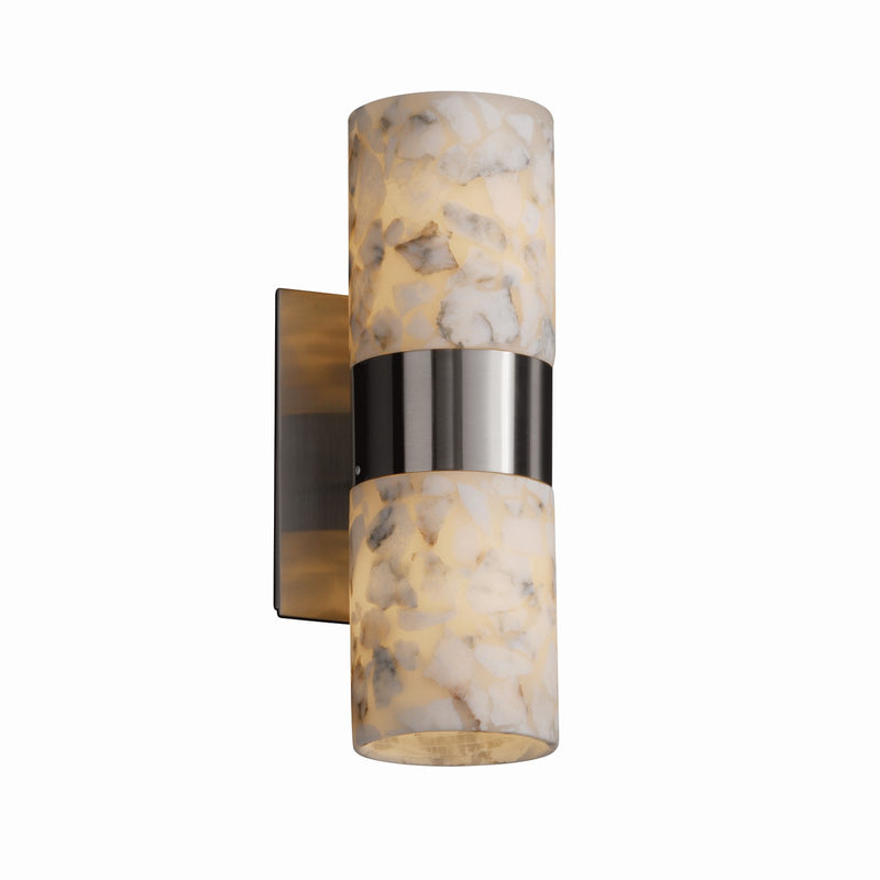 Justice Designs ALR-8762-10-NCKL-LED2-1400 LED Wall Sconce, Brushed Nickel
