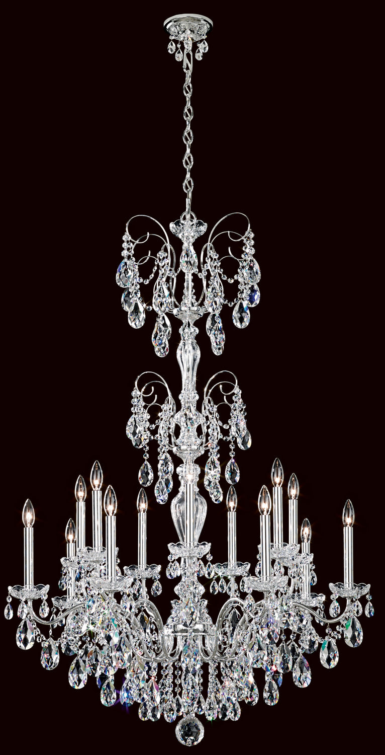 Schonbek ST1952N-23S 14 Light Chandelier, Etruscan Gold