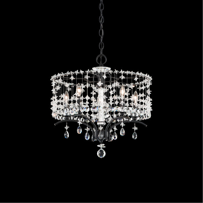 Schonbek TC1018N-48R Five Light Chandelier, Antique Silver