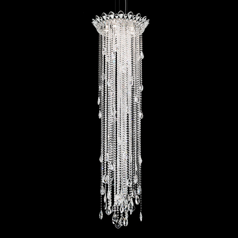 Schonbek TR1813N-401H Five Light Pendant, Polished Stainless Steel