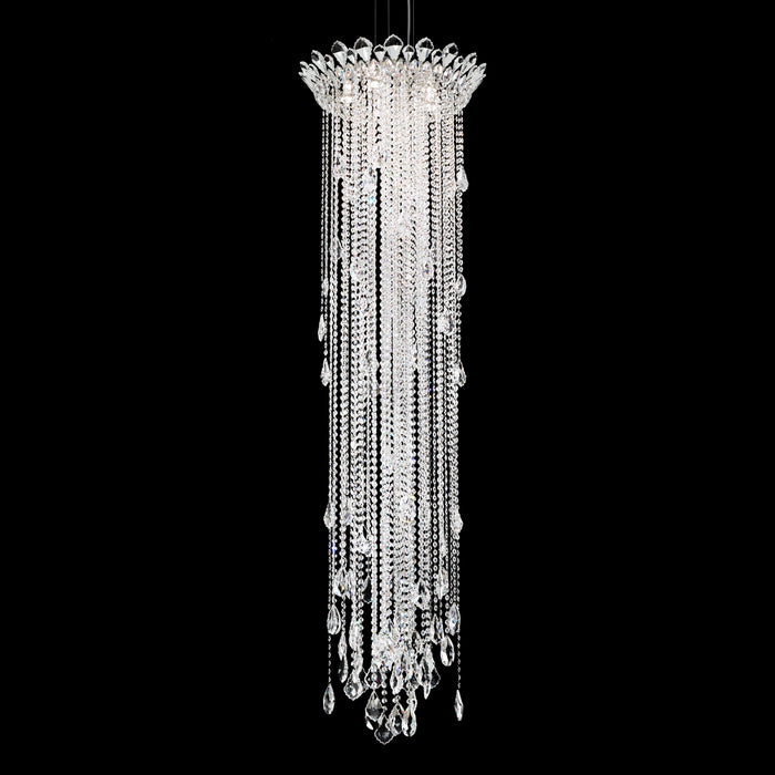 Schonbek TR1813N-401R Five Light Pendant, Polished Stainless Steel