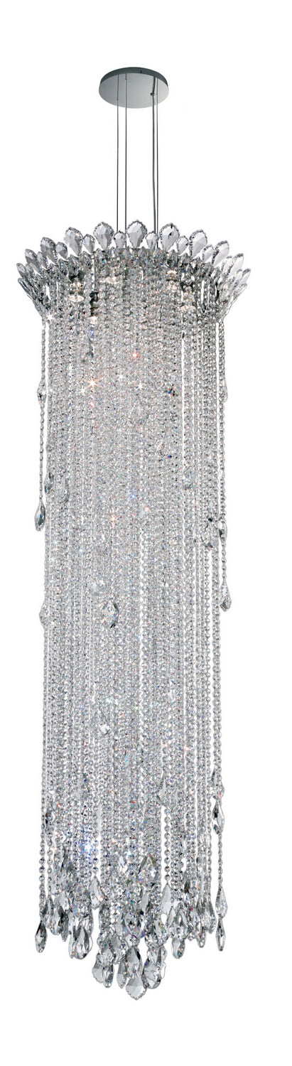 Schonbek TR2413N-401R Six Light Pendant, Polished Stainless Steel
