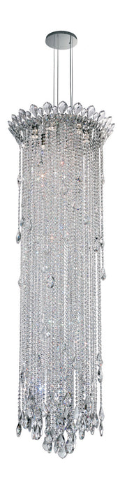 Schonbek TR2413N-401R Six Light Pendant, Polished Stainless Steel