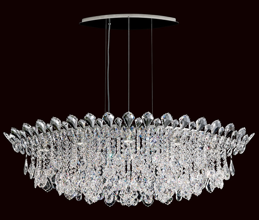 Schonbek TR4811N-401R Eight Light Pendant, Polished Stainless Steel