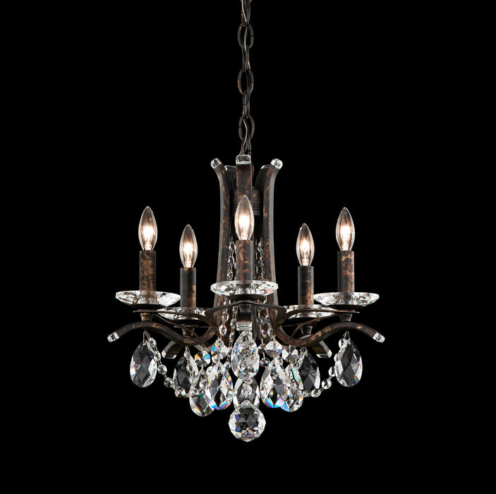 Schonbek VA8304N-76R Five Light Chandelier, Heirloom Bronze