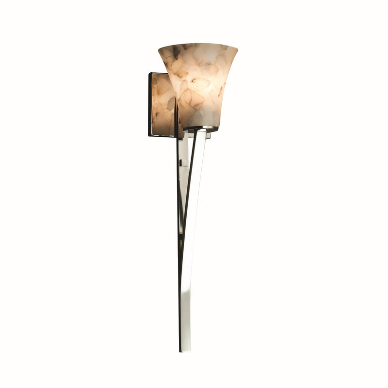 Justice Designs ALR-8791-20-CROM One Light Wall Sconce, Polished Chrome