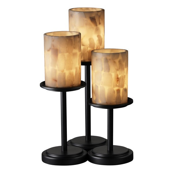Justice Designs ALR-8797-10-MBLK-LED3-2100 LED Table Lamp, Matte Black
