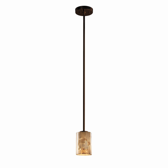 Justice Designs ALR-8815-10-DBRZ-RIGID One Light Pendant, Dark Bronze