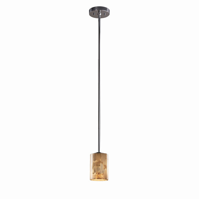 Justice Designs ALR-8815-10-NCKL-RIGID One Light Pendant, Brushed Nickel