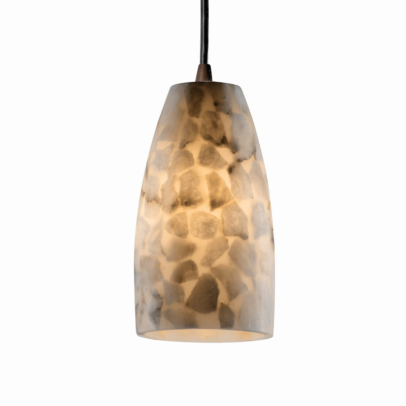Justice Designs ALR-8816-28-DBRZ One Light Pendant, Dark Bronze