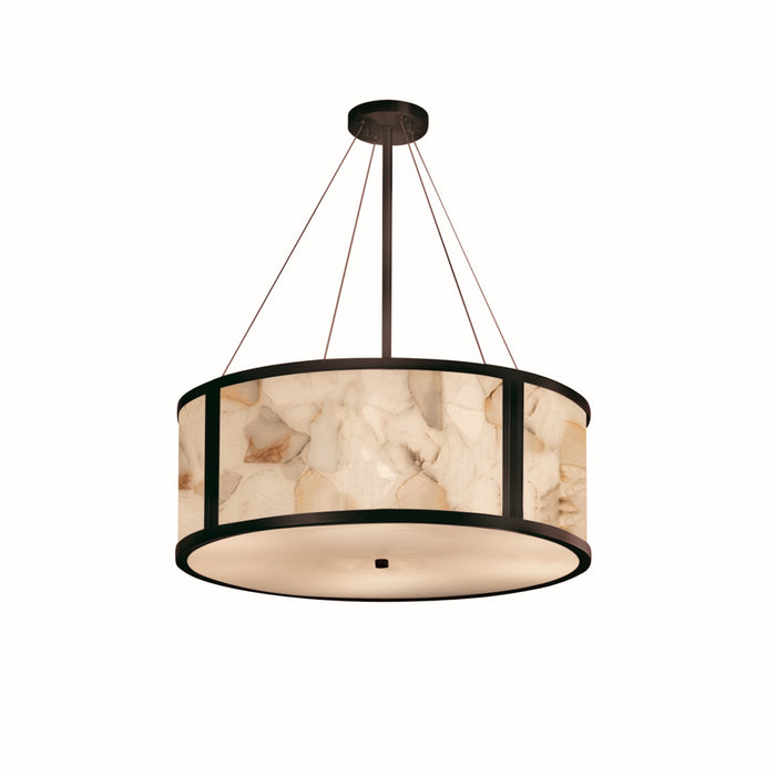 Justice Designs ALR-9544-DBRZ Eight Light Pendant, Dark Bronze