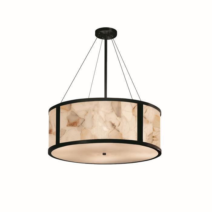 Justice Designs ALR-9544-MBLK Eight Light Pendant, Matte Black
