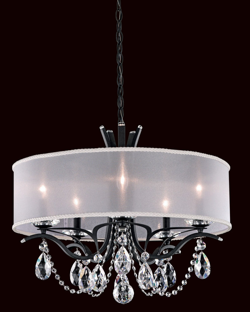 Schonbek VA8305N-26R2 Five Light Chandelier, French Gold