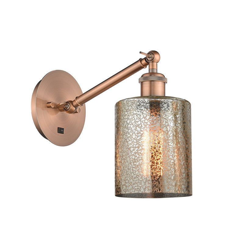 Innovations 317-1W-AC-G116-LED LED Wall Sconce, Antique Copper