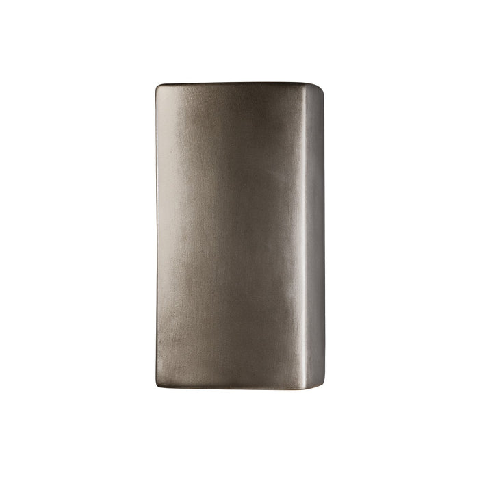 Justice Designs CER-0910W-ANTS-LED1-1000 LED Lantern, Antique Silver