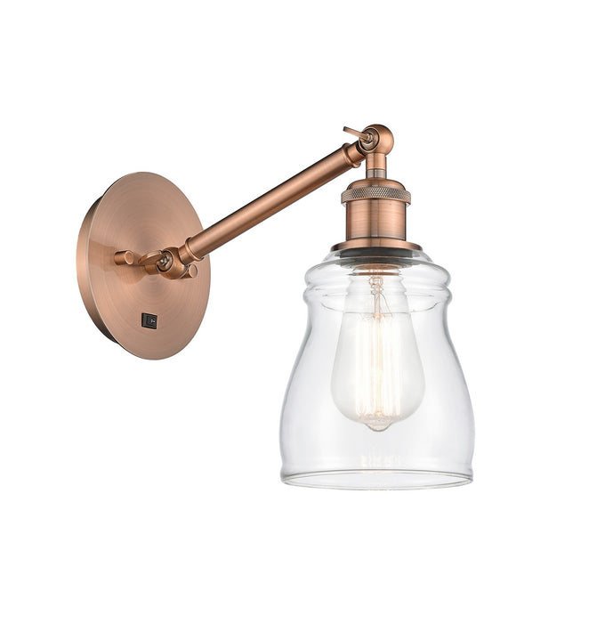 Innovations 317-1W-AC-G392-LED LED Wall Sconce, Antique Copper