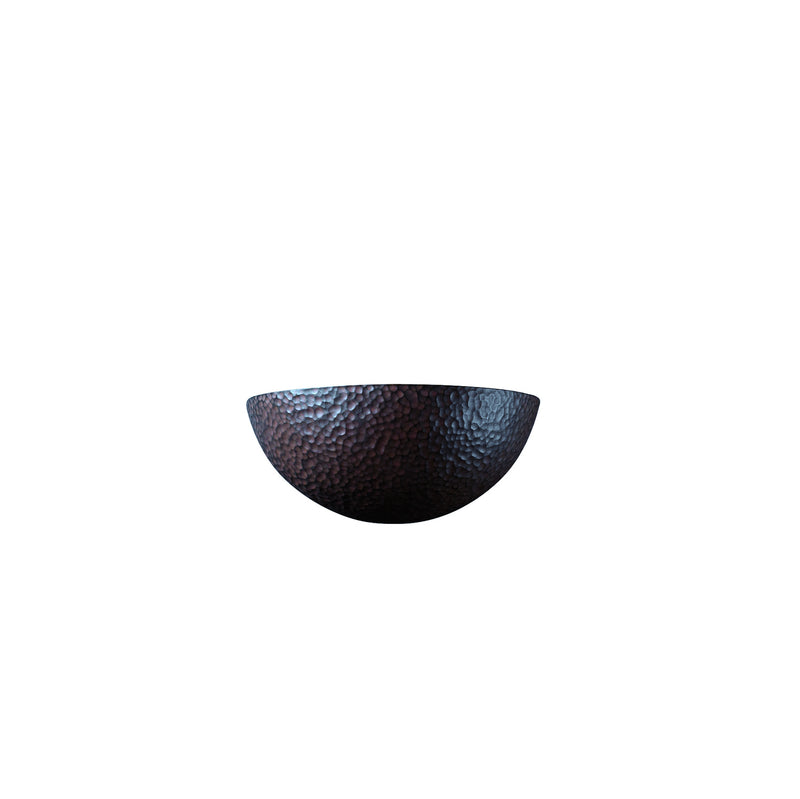 Justice Designs CER-1300-HMIR-LED1-1000 LED Lantern, Hammered Iron