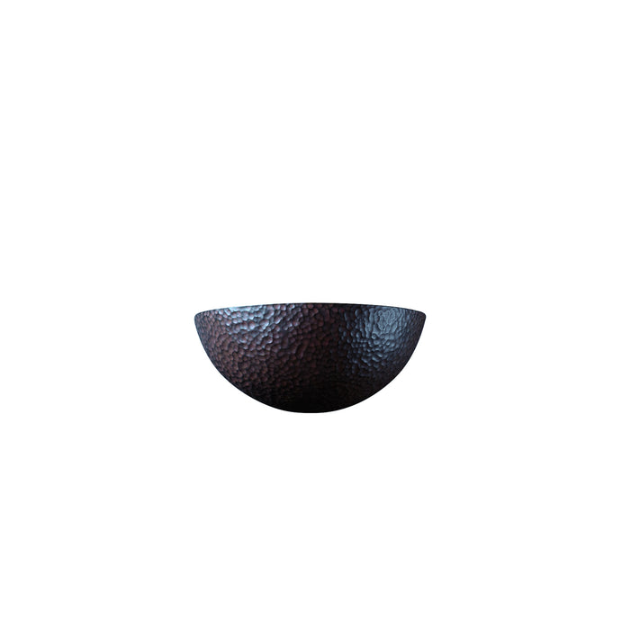 Justice Designs CER-1300-HMIR-LED1-1000 LED Lantern, Hammered Iron